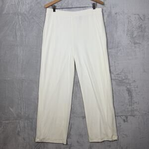 Chico’s Travelers Pants Women’s Size 2 Short (12/14S) White Pull-On Pants